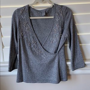 Beaded sweater